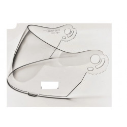 SUOMY - VISIERA PER Gun Wind / Fazer / Ventura / Explorer / Defender TRASPARENTE