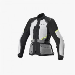 ALPINESTARS - GIACCA MOTO TOURING ESTIVA DONNA STELLA ANDES AIR DRYSTAR NERO/GRIGIO/GIALLO FLUO