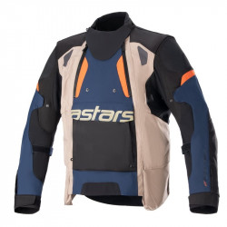 ALPINESTARS - GIACCHE MOTO TOURING HALO DRYSTAR BLU/SABBIA/ARANCIONE