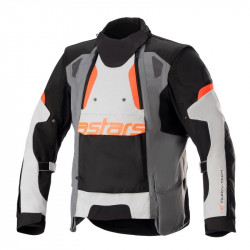 ALPINESTARS - GIACCHE MOTO TOURING HALO DRYSTAR NERO/GRIGIO/ARANCIONE