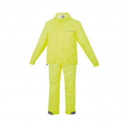TUCANO URBANO - TUTA ANTIPIOGGIA DIVISIBILE BAMBINI SET NANO RAIN - GIALLO FLUO