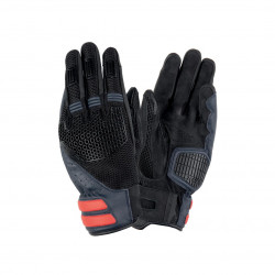 T.UR - GUANTI MOTO ESTIVI IN PELLE G-TWO BLU/NERO