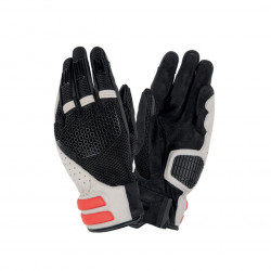 T.UR - GUANTI MOTO ESTIVI IN PELLE G-TWO NERO/GRIGIO