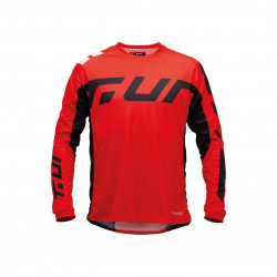 T.UR - MAGLIA MOTOCROSS T-THREE ROSSO/BIANCO