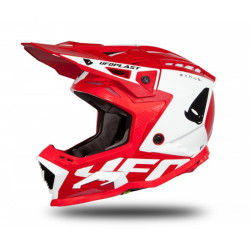 UFO - CASCO MOTOCROSS ECHUS - ROSSO/BIANCO