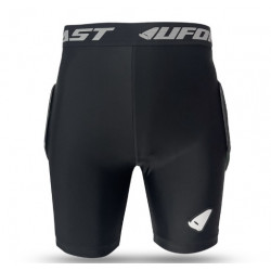 UFO - PANTALONCINI OFF-ROAD CON PROTEZIONI ANCA E PARACOCCIGE SV6 - NERO
