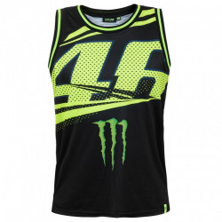 VR46 - CANOTTIERA 46 MONSTER - NERO/GIALLO FLUO
