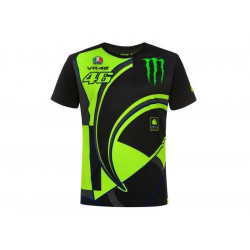 VR46 - T-SHIRT MONSTER 2019 - NERO/GIALLO FLUO/VERDE