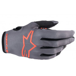 ALPINESTARS - GUANTI MOTOCROSS RADAR MX23 GRIGIO/ROSSO FLUO