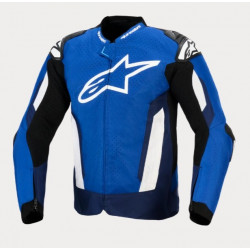 ALPINESTARS - GIACCA MOTO ESTIVA T-GP AIR - NERO/BLU/BIANCO