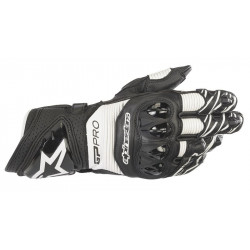 ALPINESTARS - GUANTI MOTO IN PELLE GP PRO R3 - NERO/BIANCO