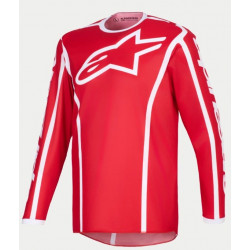 ALPINESTARS - MAGLIA MOTOCROSS FLUID APEX - ROSSO/BIANCO