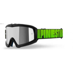 ALPINESTARS - MASCHERINA MOTOCROSS VISION YOUTH HOLLOW LENTE A SPECCHIO ROSSO - CARBONIO/GIALLO FLUO