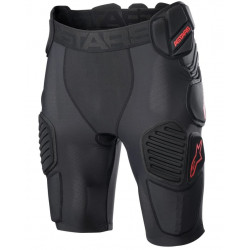 ALPINESTARS - PANTALONCINI OFF-ROAD CON PROTEZIONI BIONIC PRO PROTECTION SHORTS - NERO/ROSSO