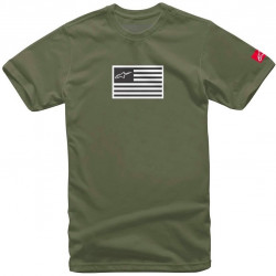 ALPINESTARS - T-SHIRT FLAGGED - VERDE