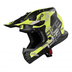 ACERBIS - CASCO MOTOCROSS PROFILE BAMBINO - NERO/GIALLO FLUO
