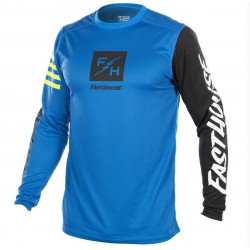 FASTHOUSE - MAGLIA MOTOCROSS BAMBINO CARBON ECHO - BLU/GIALLO/NERO
