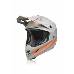 ACERBIS - CASCO MOTOCROSS X-TRACK VTR GRIGIO NARDO/ARANCIONE