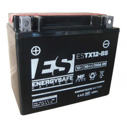 ENERGYSAFE - BATTERIA MOTO SIGILLATA CON ACIDO A CORREDO ESTX12-BS YTX12A-BS