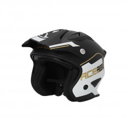 ACERBIS - CASCO MOTO JET ARIA 22.06 BIANCO/NERO/ORO